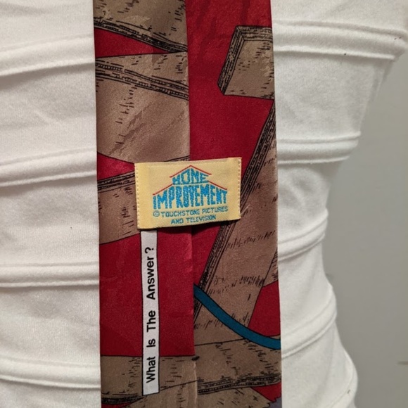Vintage 1990's Home Improvement Neck Tie - Picture 3 of 3